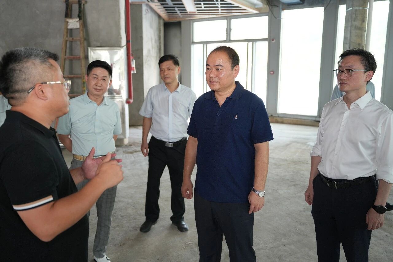 朱健专题调研润泽智能体产业园建设工作